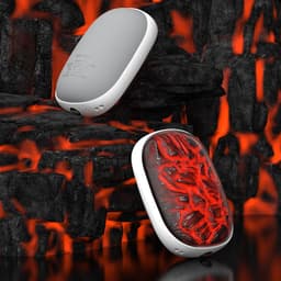 image-Dynamic Flame Portable Rechargeable Hand Warmer Dual-use