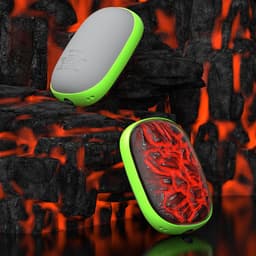 image-Dynamic Flame Portable Rechargeable Hand Warmer Dual-use