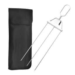 image-3-Prong Skewer Stick Needles Kebab 3 Way Forks Stainless Steel Barbecue Grill Fork Household BBQ Non-stick