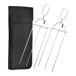 image-3-Prong Skewer Stick Needles Kebab 3 Way Forks Stainless Steel Barbecue Grill Fork Household BBQ Non-stick