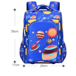 image-Men's And Women's Fashion Integrated Open Large Capacity Schoolbag
