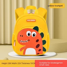 image-Men's And Women's Cute Fashion Dinosaur Neoprene Backpack