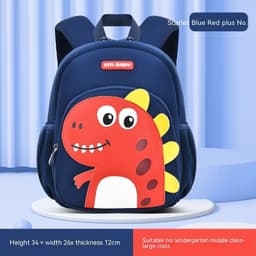 image-Men's And Women's Cute Fashion Dinosaur Neoprene Backpack