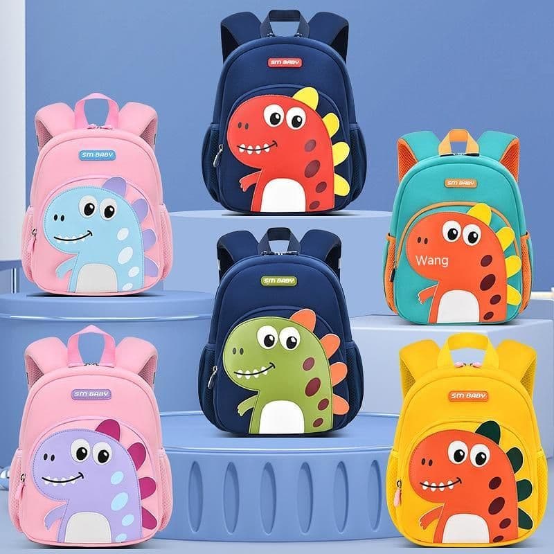 image-Men's And Women's Cute Fashion Dinosaur Neoprene Backpack