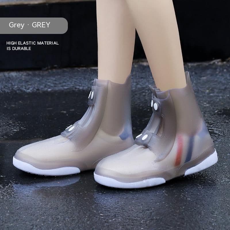 image-Color Matching Double-layer Sole Non-slip Wear-resistant Waterproof And Rainproof Shoe Cover