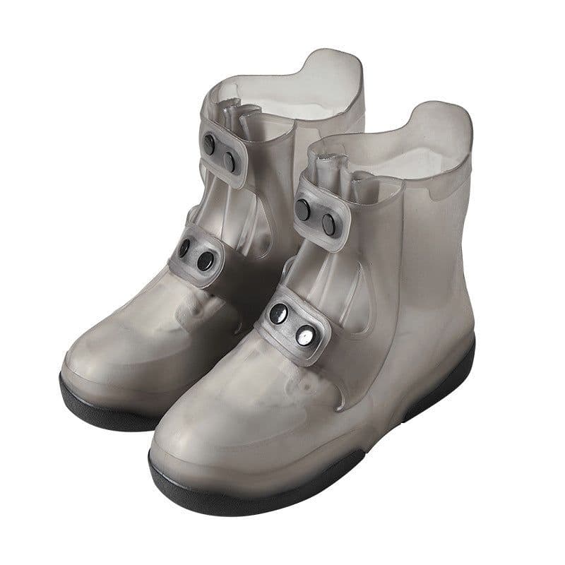 image-Color Matching Double-layer Sole Non-slip Wear-resistant Waterproof And Rainproof Shoe Cover