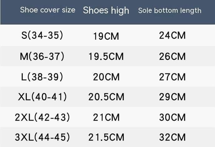 image-Color Matching Double-layer Sole Non-slip Wear-resistant Waterproof And Rainproof Shoe Cover