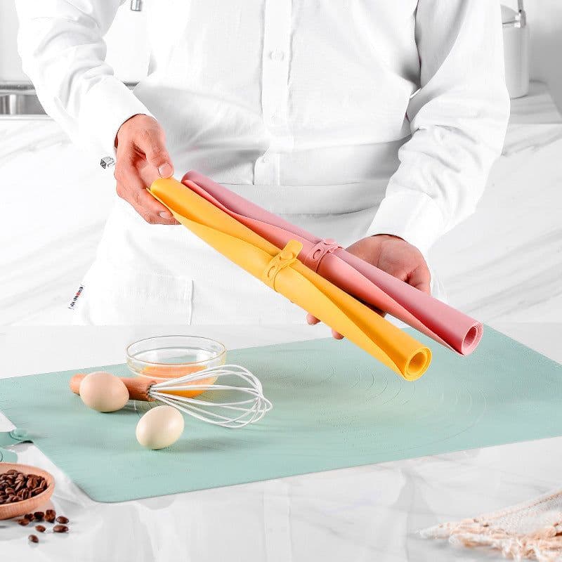 image-New Large Silicone Band Scale Non-slip Dough Rolling Pad