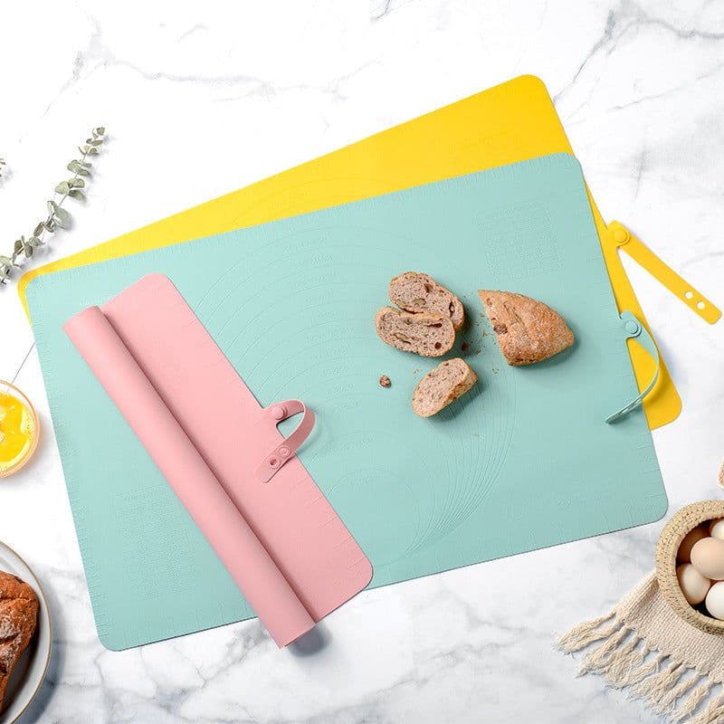 image-New Large Silicone Band Scale Non-slip Dough Rolling Pad