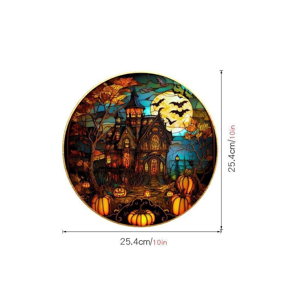 image-Halloween PVC Static Glass Paste Glue-free Removable
