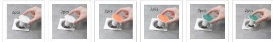 image-Whale Magnetic Suction Floor Drain Cover Floor Drain Odor Preventer Sewer