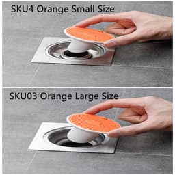 image-Whale Magnetic Suction Floor Drain Cover Floor Drain Odor Preventer Sewer