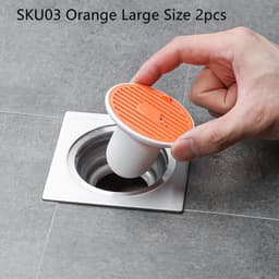 image-Whale Magnetic Suction Floor Drain Cover Floor Drain Odor Preventer Sewer