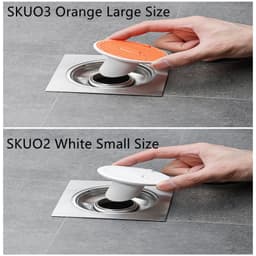 image-Whale Magnetic Suction Floor Drain Cover Floor Drain Odor Preventer Sewer