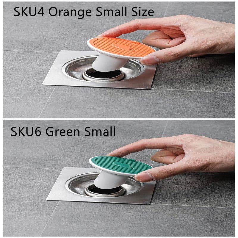 image-Whale Magnetic Suction Floor Drain Cover Floor Drain Odor Preventer Sewer