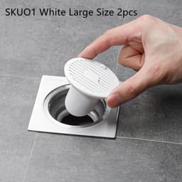 image-Whale Magnetic Suction Floor Drain Cover Floor Drain Odor Preventer Sewer