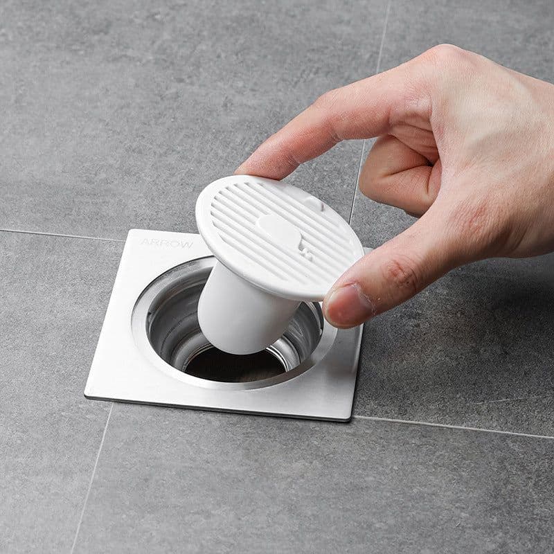image-Whale Magnetic Suction Floor Drain Cover Floor Drain Odor Preventer Sewer