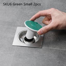 image-Whale Magnetic Suction Floor Drain Cover Floor Drain Odor Preventer Sewer