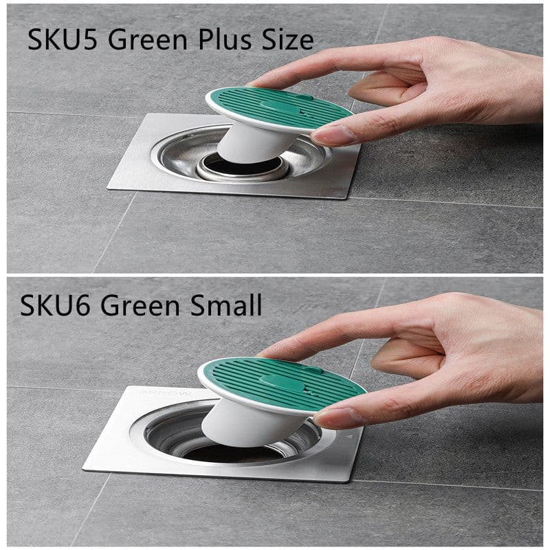 image-Whale Magnetic Suction Floor Drain Cover Floor Drain Odor Preventer Sewer