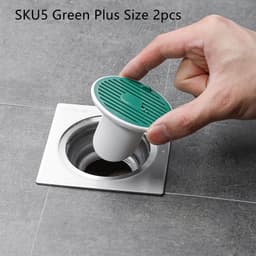 image-Whale Magnetic Suction Floor Drain Cover Floor Drain Odor Preventer Sewer