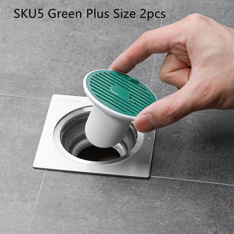 image-Whale Magnetic Suction Floor Drain Cover Floor Drain Odor Preventer Sewer