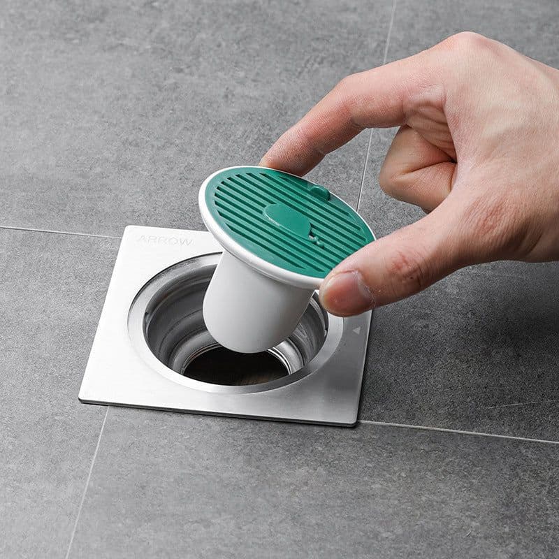 image-Whale Magnetic Suction Floor Drain Cover Floor Drain Odor Preventer Sewer
