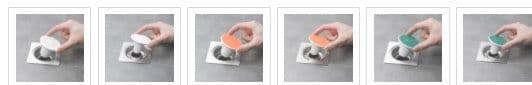 image-Whale Magnetic Suction Floor Drain Cover Floor Drain Odor Preventer Sewer