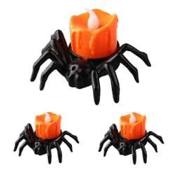 image-Halloween Festival Atmosphere Creative Halloween Spider Candlestick Ornaments