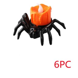 image-Halloween Festival Atmosphere Creative Halloween Spider Candlestick Ornaments