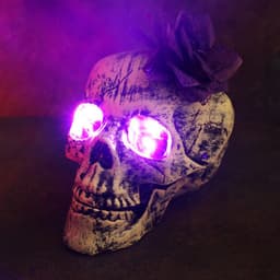 image-Halloween LED Light Up Skeleton Arm Hand Halloween Party Outdoor Home Garden Yard Lawn Decoration Haunted House Horror Props Halloween Decorative