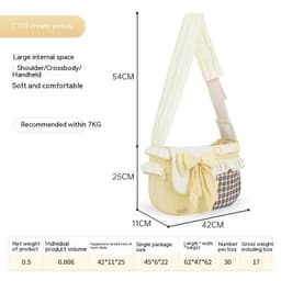 image-Outdoor Fashion Breathable And Simple Crossbody Cat Bag