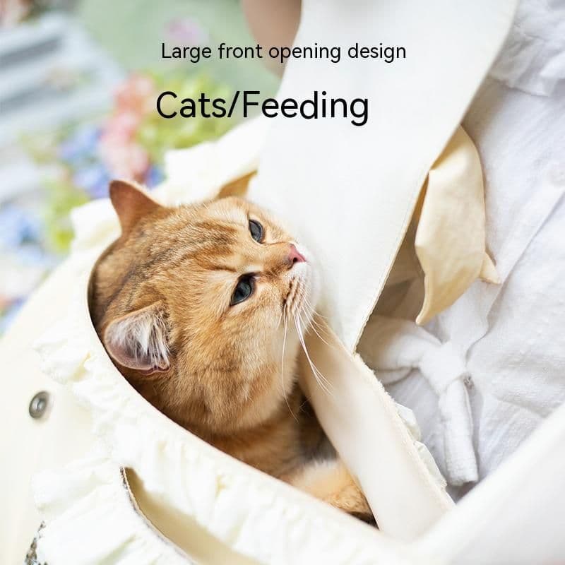 image-Outdoor Fashion Breathable And Simple Crossbody Cat Bag