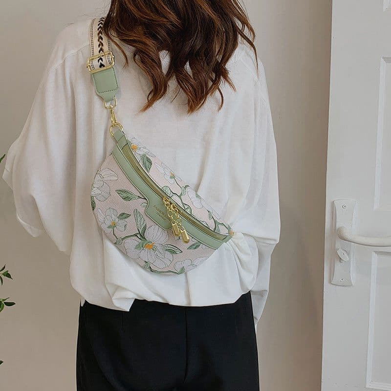 image-Women's Fashionable Lace Shoulder Messenger Bag