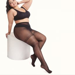 image-Women's Fashion Simple And Breathable Stretch Thin Super Plus Size Stockings