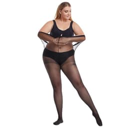 image-Women's Fashion Simple And Breathable Stretch Thin Super Plus Size Stockings