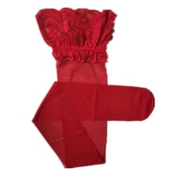 image-Women's Fashion Simple Non-slip Lace Silicone Stockings