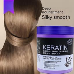 image-Lavender Non-Steamed Hair Care Nutrition Hair Mask Multi-Effect Repair Manic Soft Hair Treatment Ointment