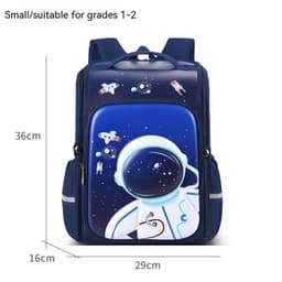 image-Large Capacity Wear-resistant Burden Alleviation Backpack For Boys And Girls