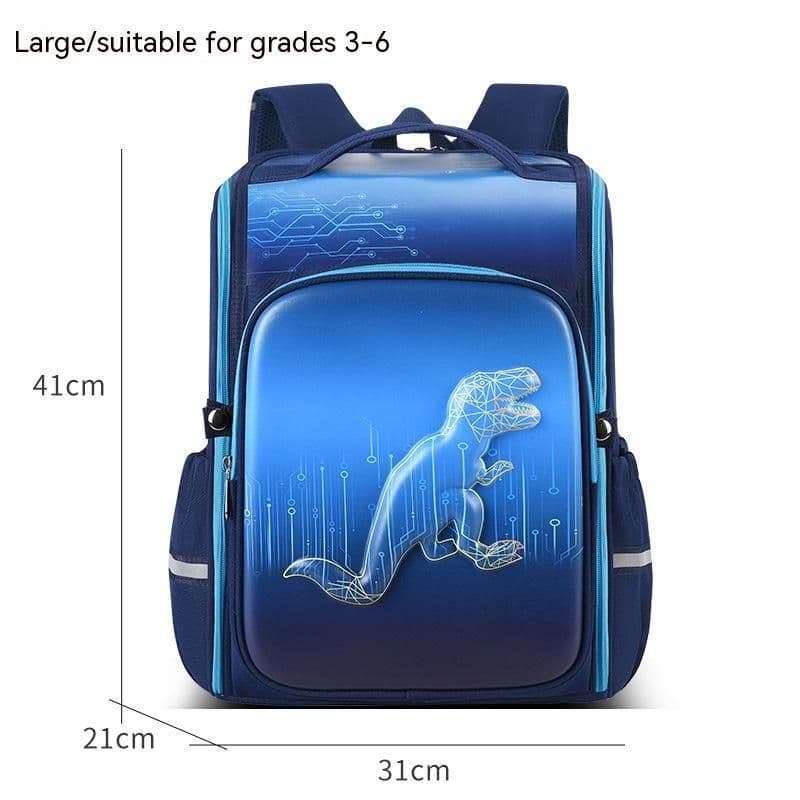 image-Large Capacity Wear-resistant Burden Alleviation Backpack For Boys And Girls