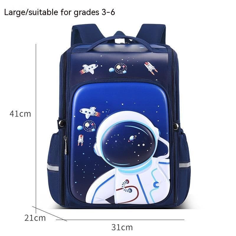 image-Large Capacity Wear-resistant Burden Alleviation Backpack For Boys And Girls