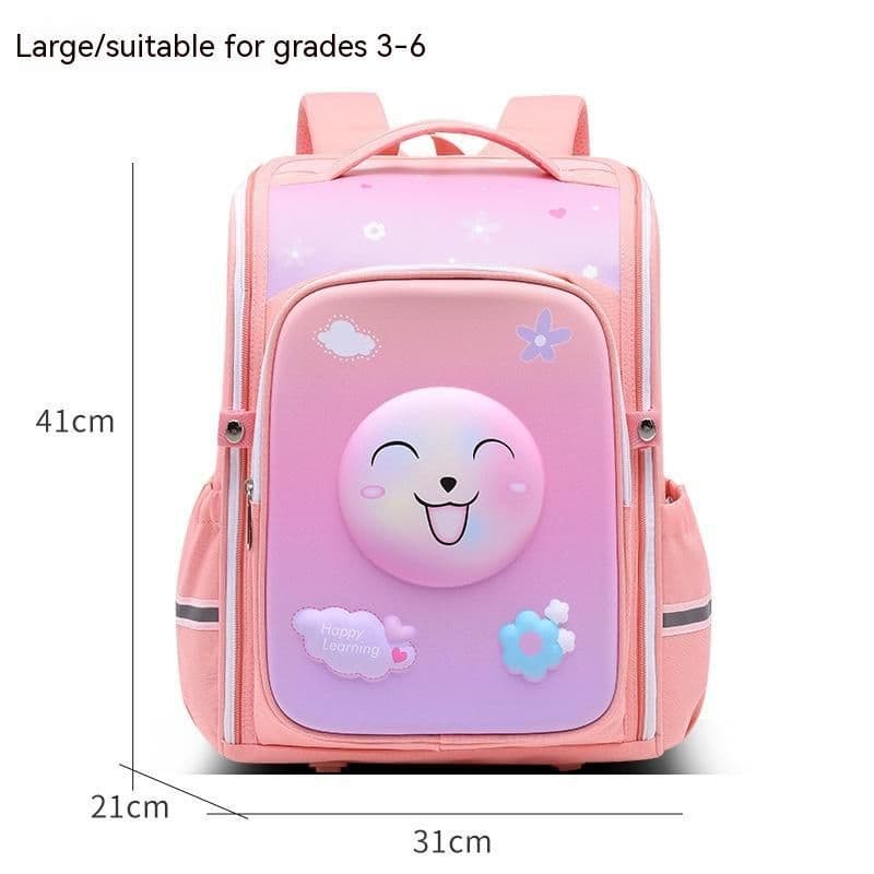 image-Large Capacity Wear-resistant Burden Alleviation Backpack For Boys And Girls