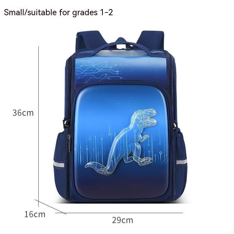 image-Large Capacity Wear-resistant Burden Alleviation Backpack For Boys And Girls