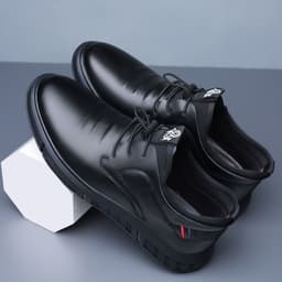 image-Men's Business Driving Soft Leather Casual Shoes