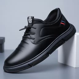 image-Men's Business Driving Soft Leather Casual Shoes