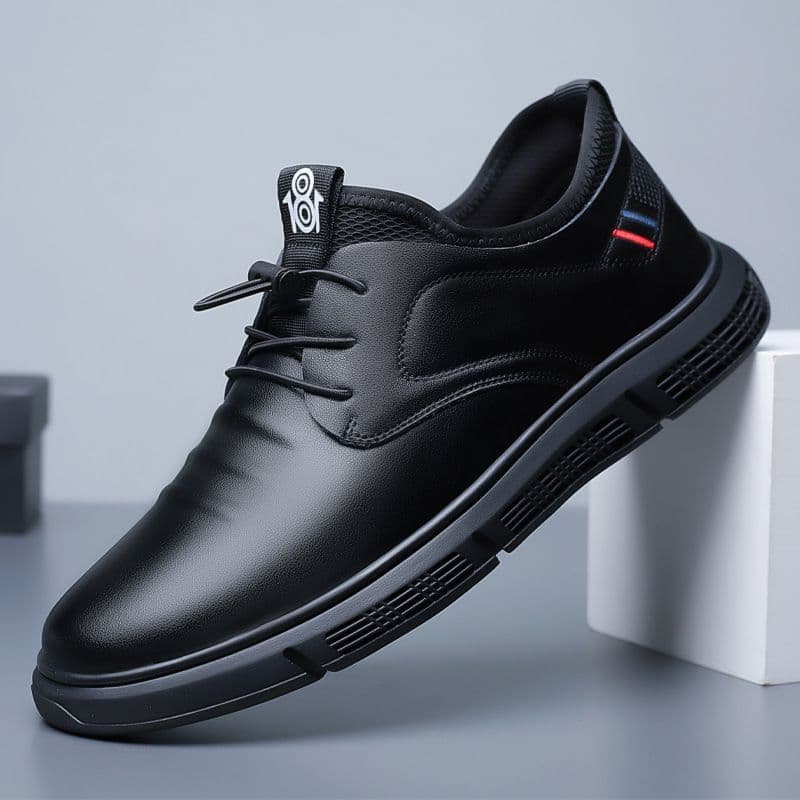 image-Men's Business Driving Soft Leather Casual Shoes