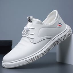 image-Men's Business Driving Soft Leather Casual Shoes