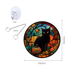 image-Halloween Pumpkin Bat Ghost Acrylic Hang Decorations
