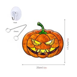 image-Halloween Pumpkin Bat Ghost Acrylic Hang Decorations