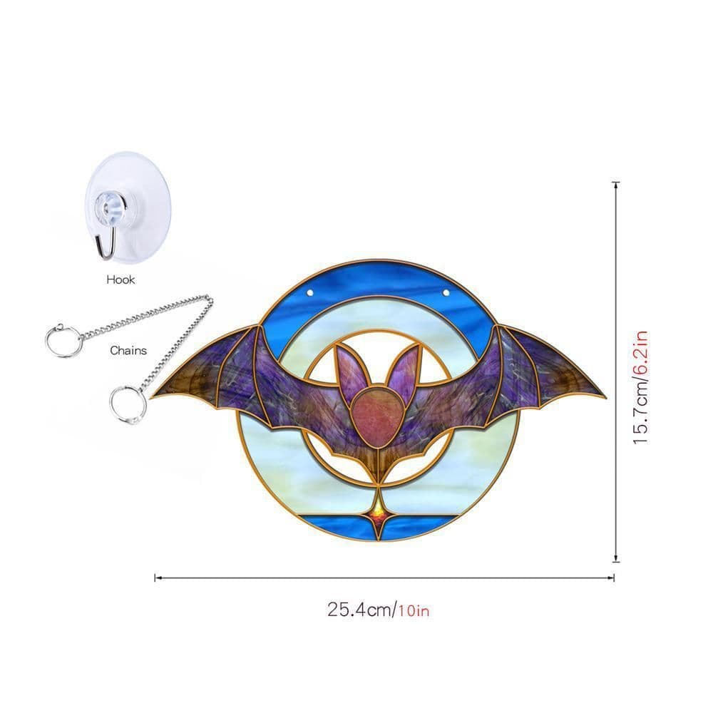 image-Halloween Pumpkin Bat Ghost Acrylic Hang Decorations