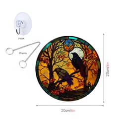 image-Halloween Pumpkin Bat Ghost Acrylic Hang Decorations
